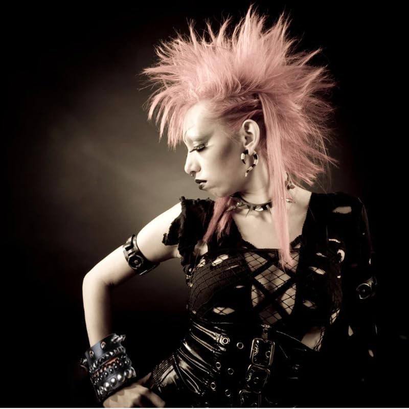 Ulekuke Store 3 Pcs Punk Rock Studded Bracelet Set Spiked Leather Cuff Bracelet for Men Women 80s Wristband Emo Bracelet Adjustable - Image 4